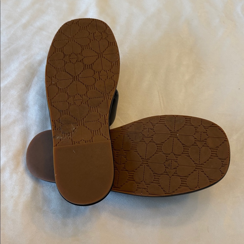 Kate Spade Black Crisscross Strap Rio Slides, sz 10 - Picture 6 of 6